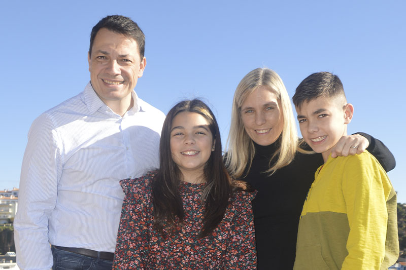 Toni Carrión i família